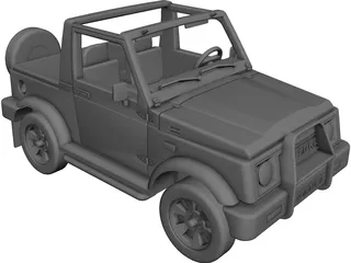 Suzuki Samurai 3D Model preview