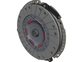 Clutch Assembly 3D Model preview