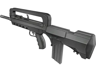 Famas 3D Model preview