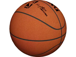 NBA Spalding Basketball Ball 3D Model preview