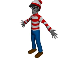 Waldo 3D Model preview