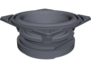Speaker 3D Model preview