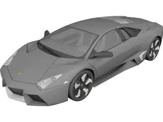 Lamborghini Reventon (2008) 3D Model preview