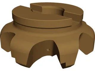 Face Mill 3D Model preview