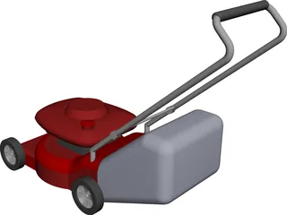 Lawn Mower 3D Model preview