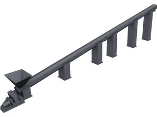Helix Conveyor 3D Model preview