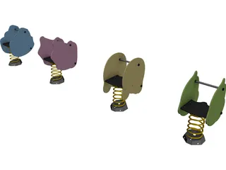 Ride for Children 3D Model preview