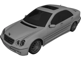 Mercedes-Benz C-Class 3D Model preview