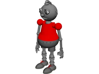 Roboboy Toy 3D Model preview