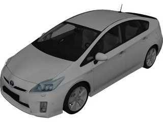 Toyota Prius (2010) 3D Model preview