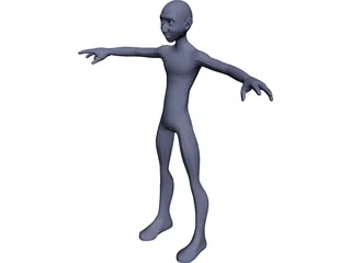 Freebie Man [Rigged] 3D Model preview
