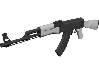 AK-47 3D Model preview