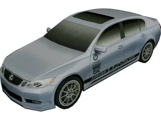 Lexus GS 430 3D Model preview