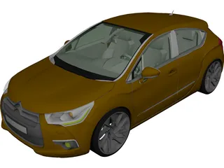 Citroen DS4 3D Model preview