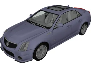 Cadillac CTS-V 3D Model preview