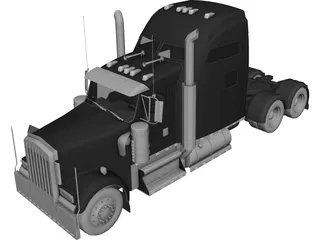 Peterbilt 379 3D Model preview