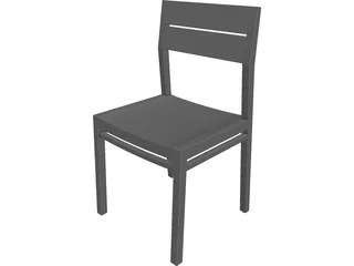 Ethnicraft EX1 Chair 3D Model preview