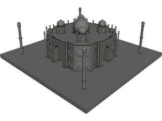 Taj Mahal 3D Model preview