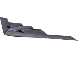 B-2 Spirit 3D Model preview