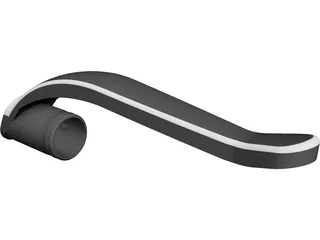 Pen Cap Clip 3D Model preview