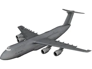 Lockheed C-5 Galaxy 3D Model preview