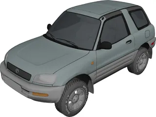 Toyota RAV4 (1995) 3D Model preview