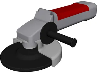 Angle Grinder 3D Model preview