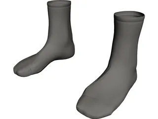 Socks 3D Model preview