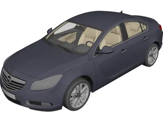 Opel Insignia 3D Model preview