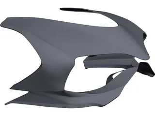 Ducati Panigale Front Fairing 3D Model preview