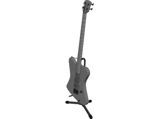 Guitar Bass 3D Model preview