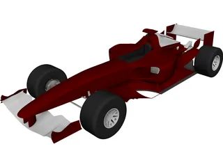 Ferrari F1 3D Model preview
