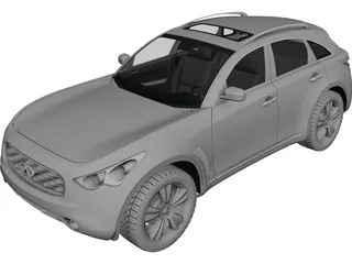 Infiniti FX50 3D Model preview