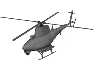 Northrop Grumman MQ-8 Fire Scout 3D Model preview