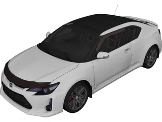 Scion tC (2014) 3D Model preview