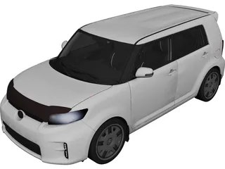 Scion xB (2013) 3D Model preview