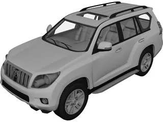 Toyota Land Cruiser Prado (2010) 3D Model preview