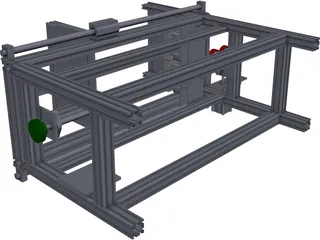 PVC Loading and Packing Machine 3D Model preview