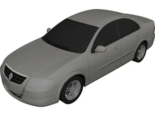 Renault Scala (2010) 3D Model preview