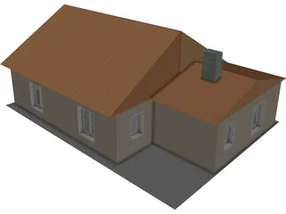 Little House 3D Model preview