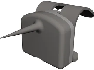 Knee Implant 3D Model preview