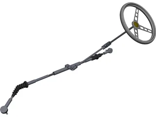 Steering Assembly 3D Model preview