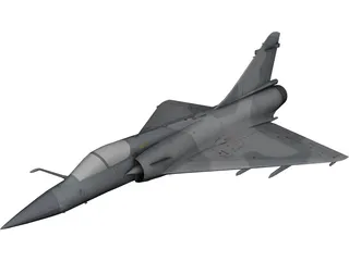 Dassault Mirage 2000 3D Model preview