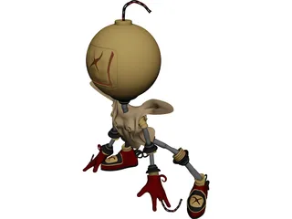 Bomba 3D Model preview