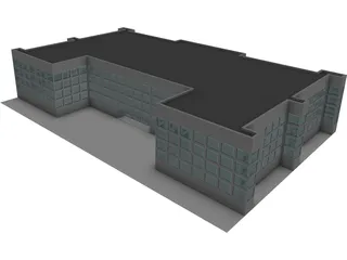Postal Complex 3D Model preview