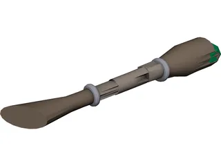 Staff Of Earth and Stone 3D Model preview