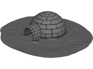 Igloo 3D Model preview