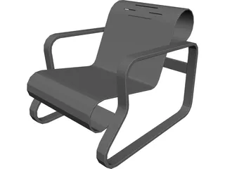 Chair Paemo 3D Model preview