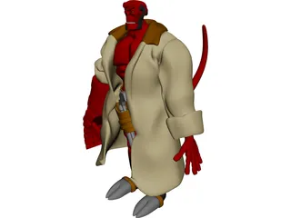 Hellboy 3D Model preview