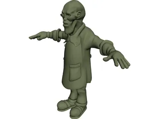 Savantfou 3D Model preview